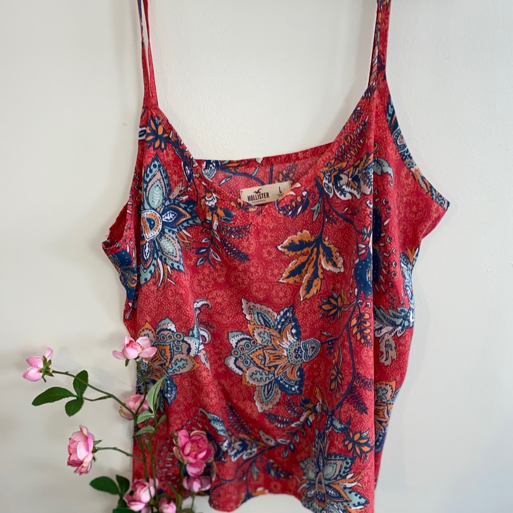 Hollister tank top, size large